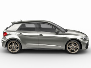 audi a1 2019 3D Model