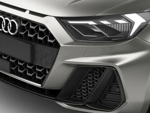 audi a1 2019 3D Model