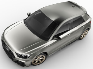 audi a1 2019 3D Model