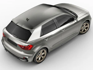 audi a1 2019 3D Model