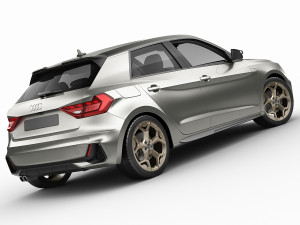 audi a1 2019 3D Model