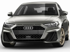 audi a1 2019 3D Model