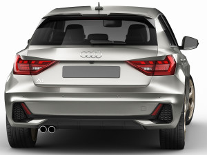 audi a1 2019 3D Model