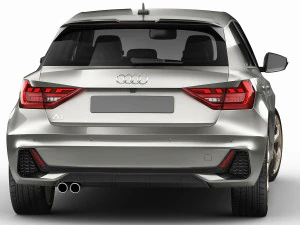 audi a1 2019 3D Model