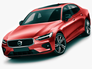 volvo s60 2019 r-design 3D Model