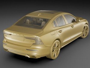 volvo s60 2019 r-design 3D मॉडल