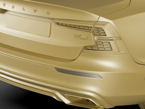 volvo s60 2019 r-design 3D मॉडल