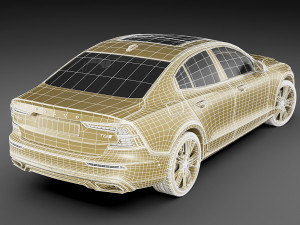 volvo s60 2019 r-design 3D मॉडल