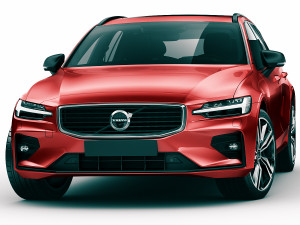 volvo v60 2019 r-design 3D मॉडल