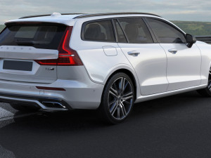 volvo v60 2019 r-design 3D मॉडल