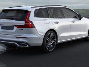 volvo v60 2019 r-ontwerp 3D Model