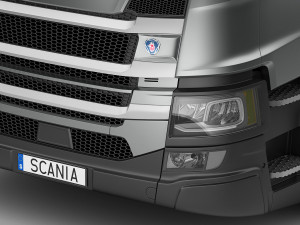Scania p-series 2018 rigid truck 3D मॉडल
