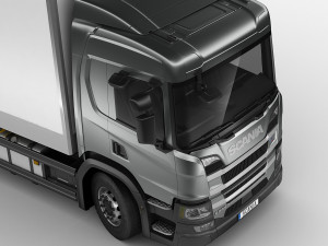 Scania p-series 2018 rigid truck 3D मॉडल