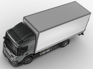 Scania p-series 2018 rigid truck 3D मॉडल