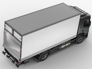 Scania p-series 2018 rigid truck 3D मॉडल