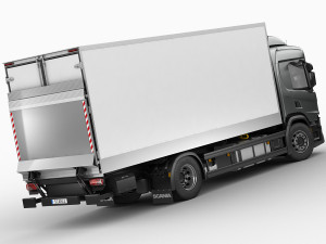 Scania p-series 2018 rigid truck 3D मॉडल