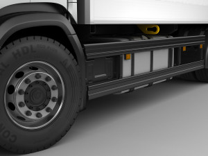 Scania p-series 2018 rigid truck 3D मॉडल
