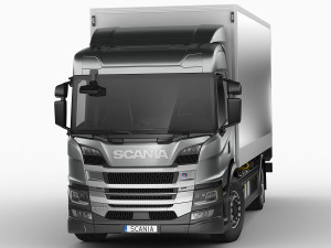 Scania p-series 2018 rigid truck 3D मॉडल