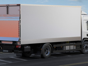Scania p-series 2018 rigid truck 3D मॉडल