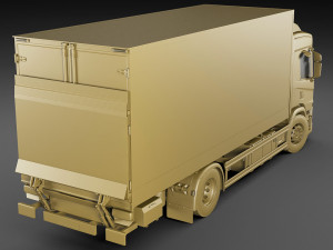 Scania p-series 2018 rigid truck 3D मॉडल
