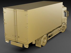 Scania p-series 2018 rigid truck 3D मॉडल