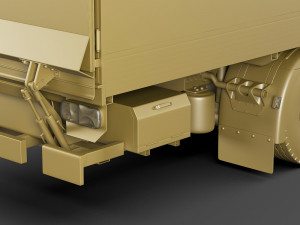 Scania p-series 2018 rigid truck 3D मॉडल