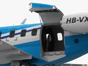 ピラタス PC-24 3Dモデル