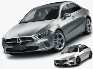mercedes a-class sedan 2 versions 3Dモデル