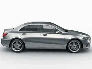 mercedes a-class sedan 2 versions 3D Model