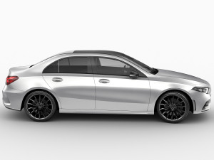 mercedes a-class sedan 2 versions 3D Модель