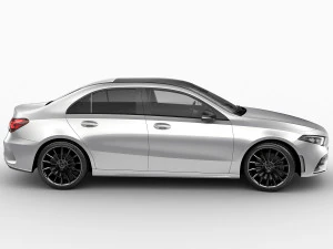 mercedes a-class sedan 2 versions 3D Model