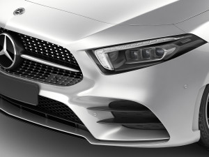 mercedes a-class sedan 2 versions 3D Модель