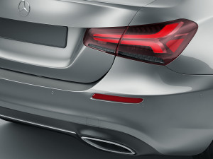 mercedes a-class sedan 2 versions 3D Модель