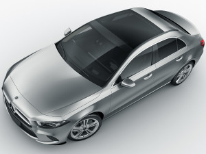 mercedes a-class sedan 2 versions 3D Модель