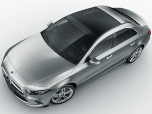 mercedes a-class sedan 2 versions 3D Model
