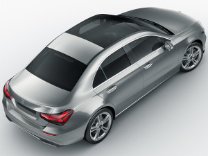 mercedes a-class sedan 2 versions 3D Модель