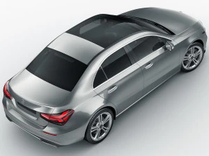 mercedes a-class sedan 2 versions 3D Model