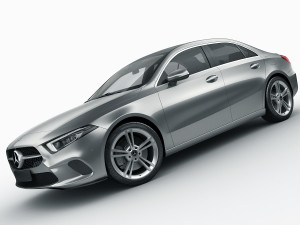 mercedes a-class sedan 2 versions 3D Модель