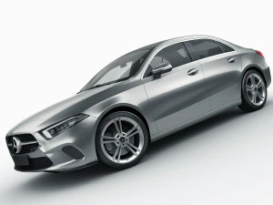 mercedes a-class sedan 2 versions 3D Model