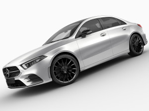 mercedes a-class sedan 2 versions 3D Модель