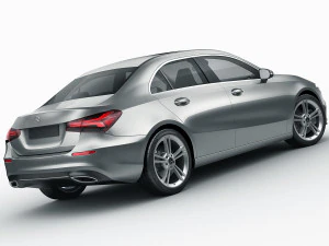 mercedes a-class sedan 2 versions 3D Model