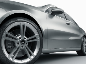 mercedes a-class sedan 2 versions 3D Модель