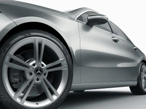 mercedes a-class sedan 2 versions 3D Model