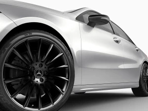 mercedes a-class sedan 2 versions 3D Model
