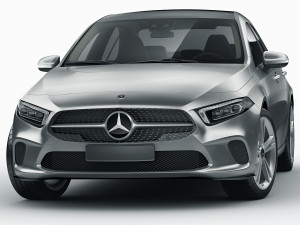 mercedes a-class sedan 2 versions 3D Модель