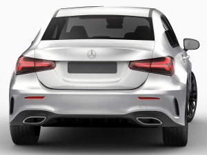 mercedes a-class sedan 2 versions 3D Модель