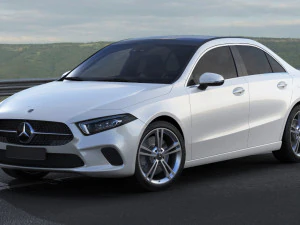 mercedes a-class sedan 2 versions 3D Model