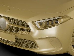 mercedes a-class sedan 2 versions 3D Model