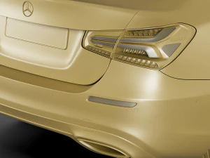 mercedes a-class sedan 2 versions 3D Model