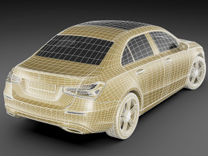 mercedes a-class sedan 2 versions 3D Модель